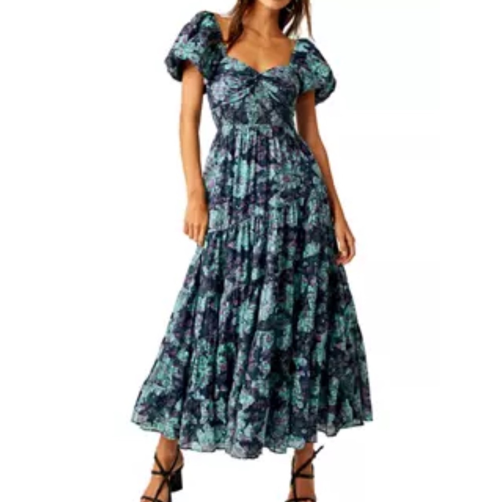 Free People Sundrenched Maxi dress size S